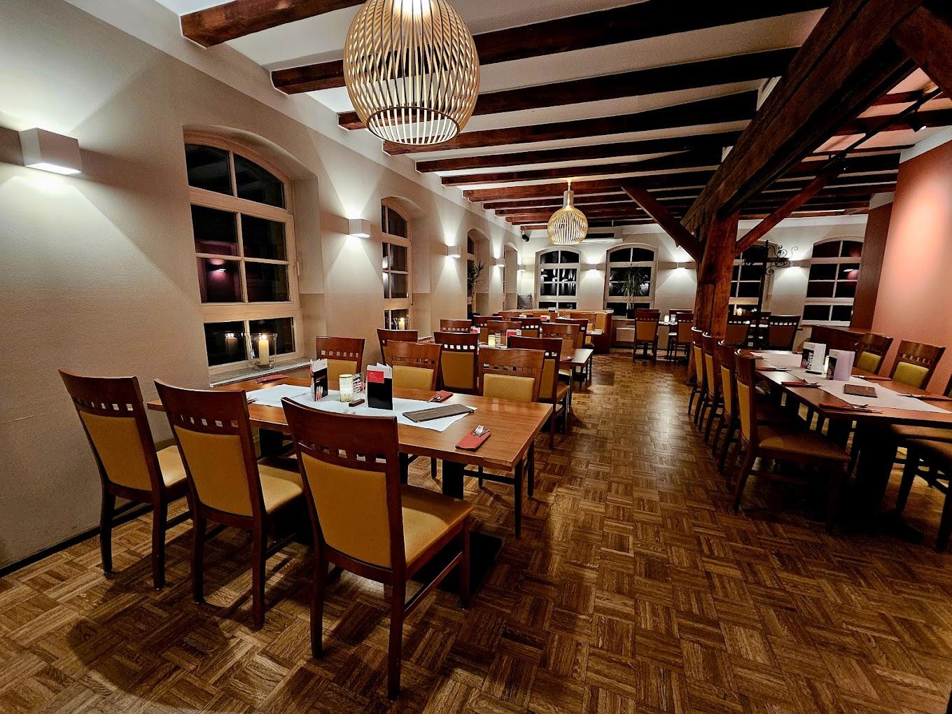 A room with tables and chairs

AI-generated content may be incorrect.